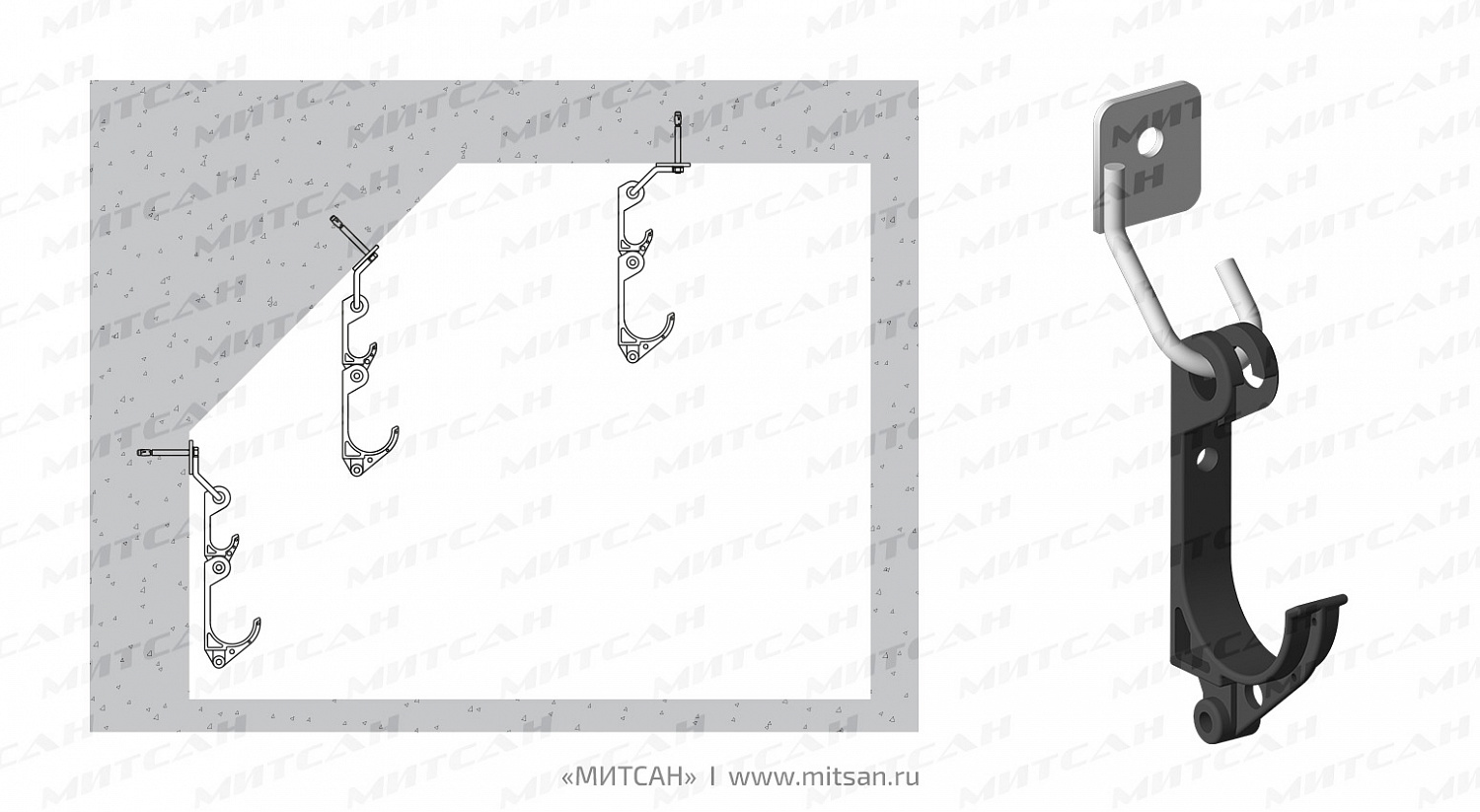 МИР.2.01 Крюк монтажный (универсальный)