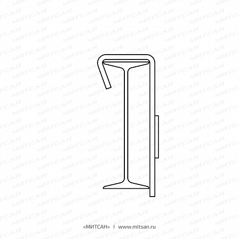 МТР.5.60.ЛКП Траверса 600 мм (на расстрел / балку)