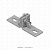 МЗО.1.25.ЛКП Зажим опорный для троса 22-28 мм